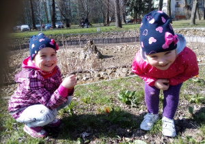 Gabriela i Marcelinka znalazły Wiosnę
